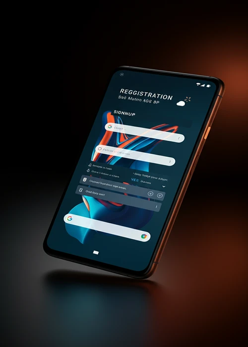 Fafabet9 casino's user-friendly multi-step registration form, highlighting the quick and easy sign-up process for new players.